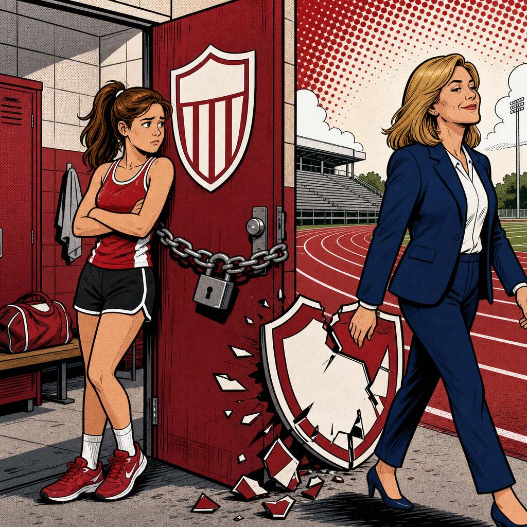 She would not defend the Save Women's Sports Act. Petersen did.